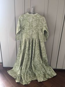Mint Green Floral Dress/kurta By Utsa, Westside