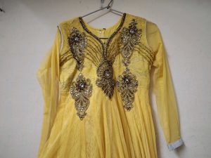 Yellow Embroidered Kurta Set