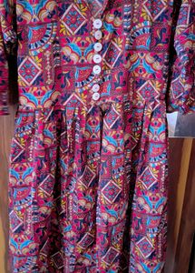 Boho Print Tunic Dress