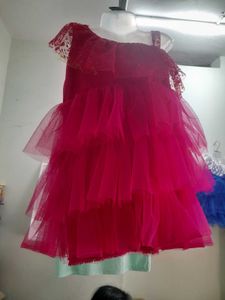 Blue Tulle Dress
