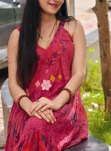 Floral Embroidered Dress