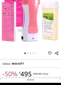 Waxing Kit With Wax, Strips And Heater