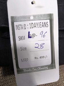 🥰L@96 Size-28 Black Flared Jeans