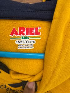 Yellow Graphic Hoodie