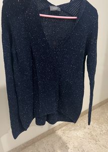 Dark blue Knitted sweater