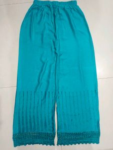 Embroidered Cotton Straight Pants (Set of 2)