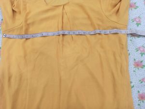 Mustard Yellow Midi Dress/Kurta