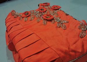 Orange Party Dress