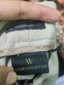 Worthington Off-white Formal Pants For Women
