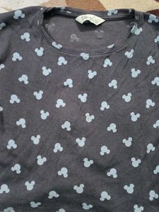 Cute Mickey Printed Top
