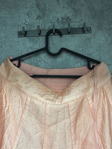 Peach Lehenga skirt