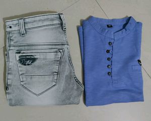 Jean With Tees ( 11-12yrs)