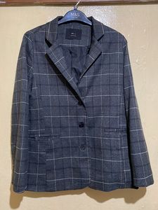 Grey Check Blazer