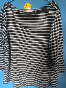Dress berry Striped Top