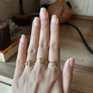 Fashion Rings (Set Of 3)