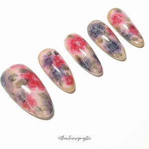 Water Flowers Nail Set
