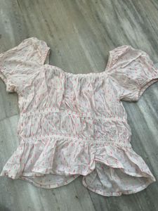 Floral Print Crop Top