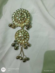 ethnic kundan bun pin / kamarbandh waist / tikka