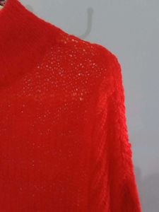 Red sweater