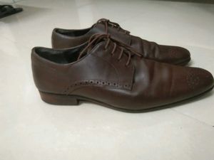 New Like BRAND REDTAPE FORMAL BROWN BROGEUS  Leath
