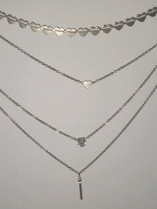 Layered Silver Necklace