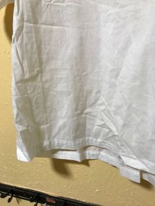 Loose White Flare Top