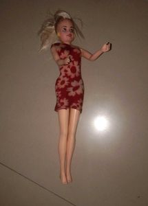 Barbie Doll in Floral Dress