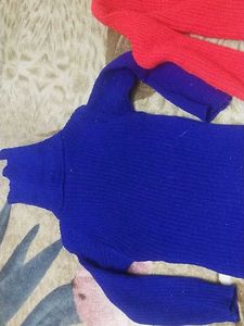 Combo Set 3 High Neck Sweaters 4-6 Year Girls