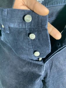 Carhartt Corduroy Navy Blue Pants
