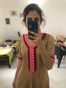 Golden Anarkali