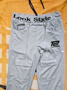 Light Gry &#39;Look Style&#39; Cargo Pant