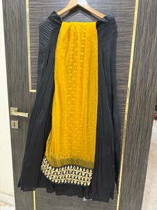 Black Lehanga 3 Piece Set