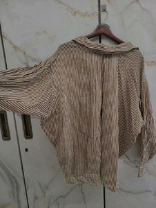Striped Oversized Blouse