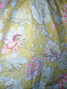 Floral Yellow Sheer Top - Size Medium