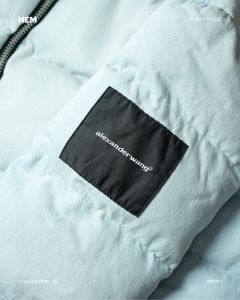 Alexander Wang Denim Puffer