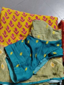 Two Sarees and Blouses Combo