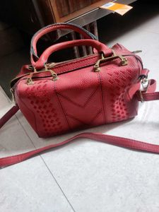 Maroon Handbag