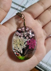 Preserved Flower Pendant