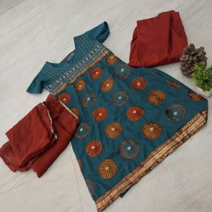 Beautiful Churidar Kurta Set For Women.. Size-M To L