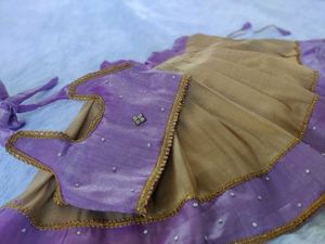 lavender gold lehanga choli
