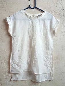 Ladies Summer Fashion Top Sleeveless White