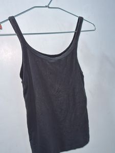 Black Sleeveless Tank Top