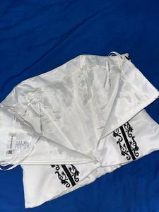 Vintage Donna Gray Beaded Corset Top