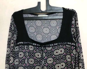 Cache Cach Full Sleeve Printed Top
