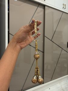 Elegant Golden Tassel Keychain