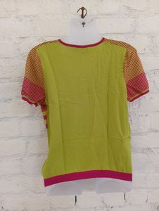 Striped V-Neck Top