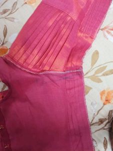 Pink Readymade Saree Blouse