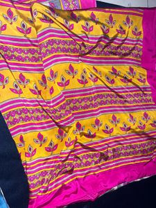 Crepe Yellow &amp; Pink