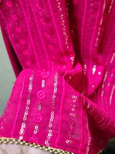 Pink Sharara Set