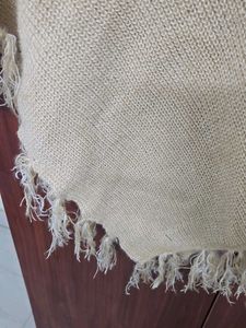 Cozy Knit Poncho with Button Detail